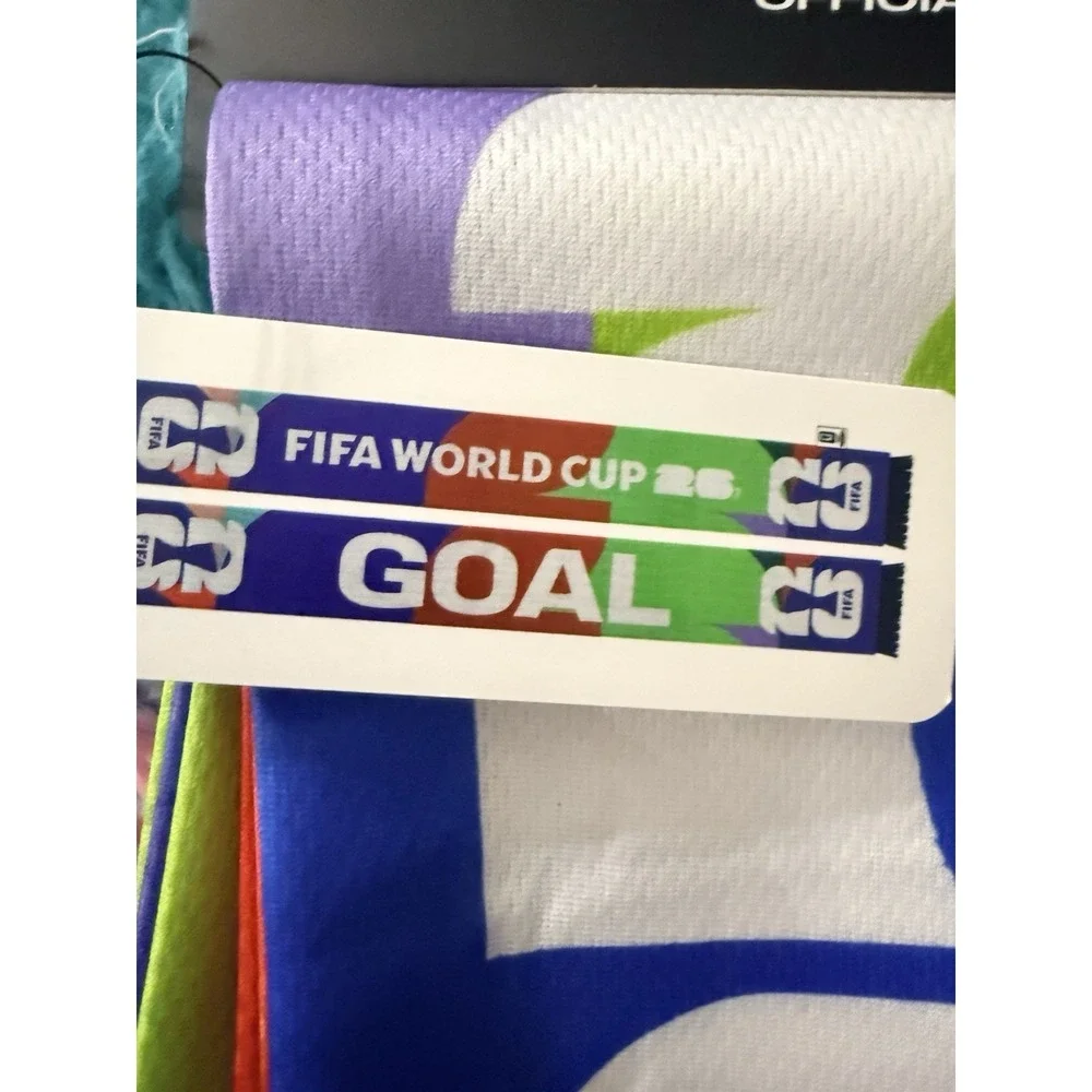 Official FIFA World Cup 2026 Fan Scarf Licensed Soccer Bufanda USA Mexico GOAL